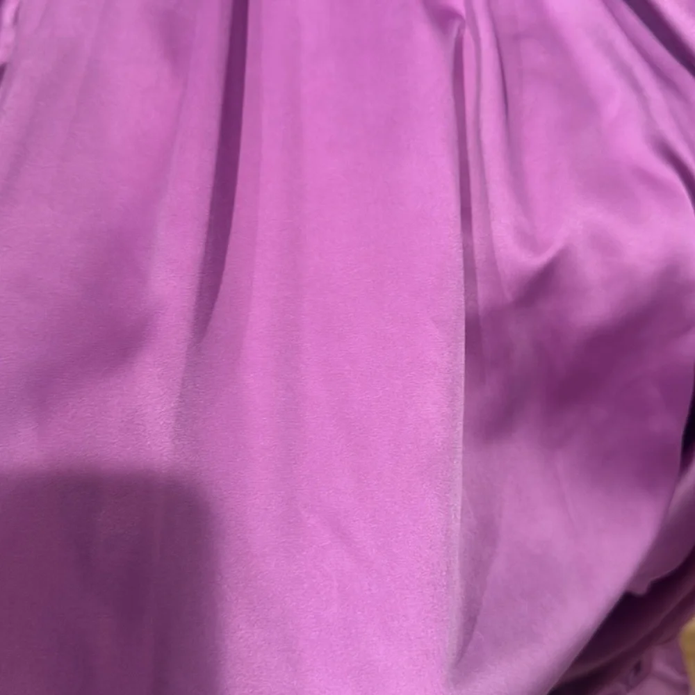 PatBO Pink Asymmetrical Ruffled Wrap Gown - Picture 6 of 6